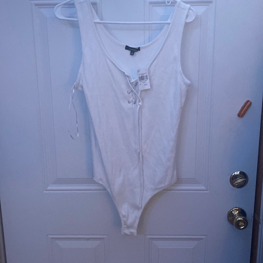 White tank top body suit
